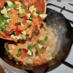 Kurczak w sosie curry z warzywami