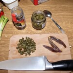 składniki do przyrządzenia liptauer pasty twarogowej do chleba