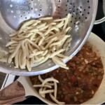 Makaron z bakłażanem