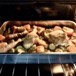 Obiad na niedzielę z kurczakiem i warzywami