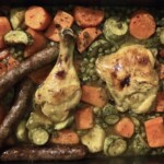 Obiad na niedzielę z kurczakiem i warzywami