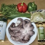 ośmiornica w sosie winegret