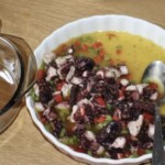 ośmiornica w sosie winegret