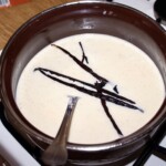 panna cotta w trakcie przygotowania