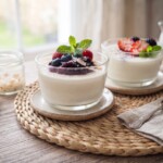 panna cotta kokosowa z owocami