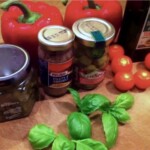 Papryka pieczona z anchois po piemoncku