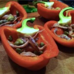 Papryka pieczona z anchois po piemoncku