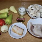 Paprykarz z jesiotra z papryką i boczniakami