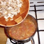 Paprykarz z królika z boczniakami i szpinakiem