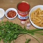 penne arrabiata składniki do przyrządzenia