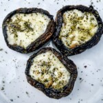 pieczarki z grilla z serem i oregano