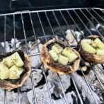 Pieczarki z grilla z serem i oregano