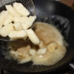 Pierogi leniwe z rosterem morelowym