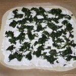 Podpłomyk ze szpinakiem i fetą