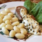 Polędwiczki w sosie z zielonego pieprzu