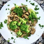 Polędwiczki wieprzowe w sosie pieczarkowym