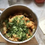 Puree z batatów z kolendrą i serem feta