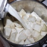 Puree z selera i batata z gałką muszkatołową