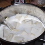 Puree z selera i batata z gałką muszkatołową