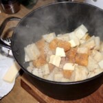 Puree z selera i batata z gałką muszkatołową