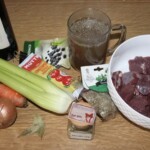 Ragout z jelenia po myśliwsku na winie