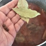 listki laurowe na dłoni