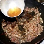 Risotto z kiełbasą fenkułem i grzybami leśnymi