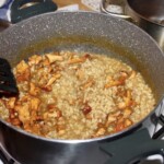 risotto z kurkami lasem pachnące