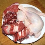 rosół wołowy z gęsiną