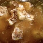 rosół wołowy z gęsiną