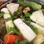 rosół wołowy z gęsiną