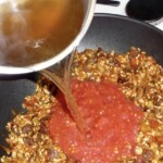 Ryż po majorkańsku z kaszanką i kiełbasą