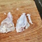 sprawianie skrzydełek z kurczaka