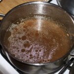 mocny bulion wołowy w garnku