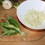 posiekany fenkuł w misce