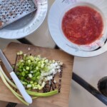 siekana dymka i starte pomidory