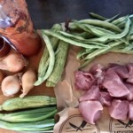 Szynka wieprzowa duszona z warzywami