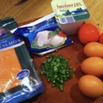 tarta z łososiem na cieście francuskim