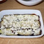 zapiekanka z bakłażanów mozzarelli i pomidorów