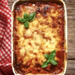 zapiekanka z bakłażanów mozzarelli i pomidorów