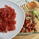 Zapiekanka z tuńczykiem i papryką na makaronie