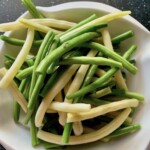 żółta i zielona fasolka szparagowa