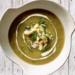 Zupa brokułowa z fenkułem batatem i kurczakiem