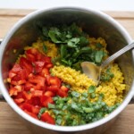 bulgur z warzywami w garnku