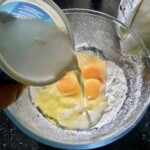 Clafoutis ciasto z wiśniami przygotowanie ciasta