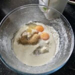 Clafoutis ciasto z wiśniami przygotowanie ciasta