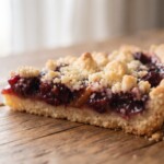 crostata kruche ciasto z Włoch kawałek na talerzu