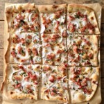 flammkuchen po alzacku podpłomyk po upieczeniu