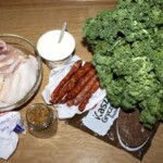 Gulasz z kurczaka z frankfurterkami