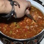 Harira zupa marokańska z mięsem i warzywami